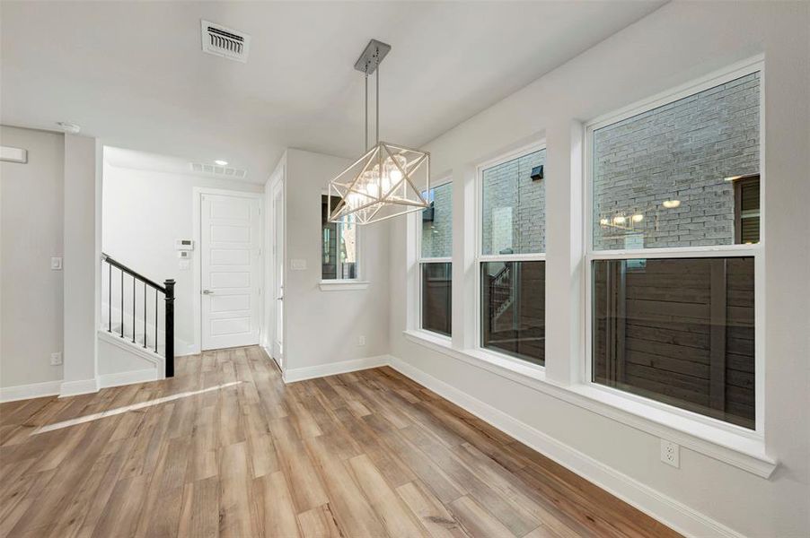 Spacious, unfurnished interior of a new home in Painted Tree Woodland West – Cottages, McKinney (Image 15).