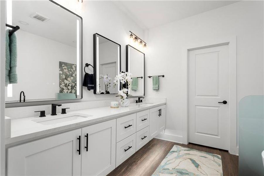 Furnished interior view inside a new home in , Stockbridge (Image 40).