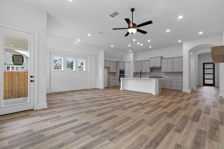 From Family Room to Open Concept Kitchen & Casual Dining