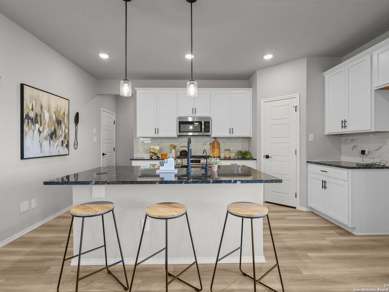 Furnished interior view inside a new home in Comanche Ridge, San Antonio (Image 13).
