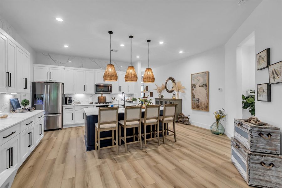 Furnished interior view inside a new home in , Conroe (Image 27).