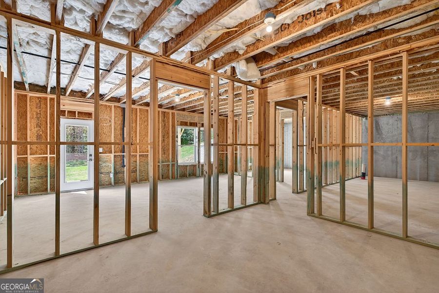 In-progress construction of a new home in The Manor at Gainesville Township, Gainesville, GA (Image 35).