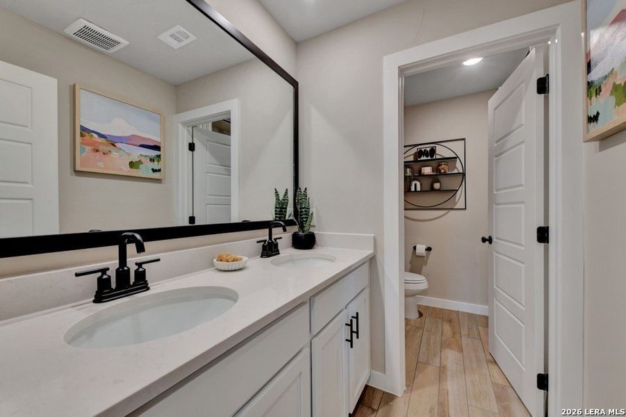 Furnished interior view inside a new home in Veranda, San Antonio (Image 11).