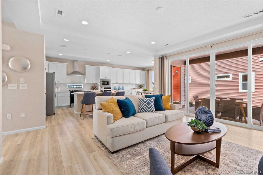 Furnished interior view inside a new home in , Aurora (Image 18).