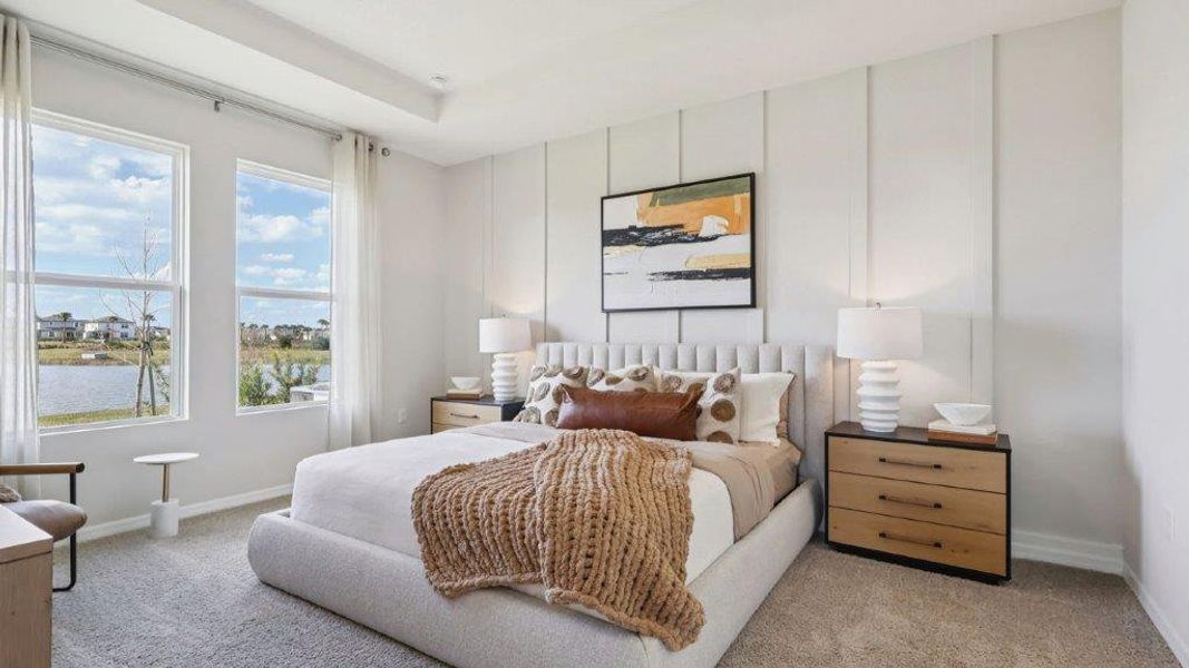 Furnished interior view inside a new home in Hawthorne Ranch, Lakeland (Image 28).