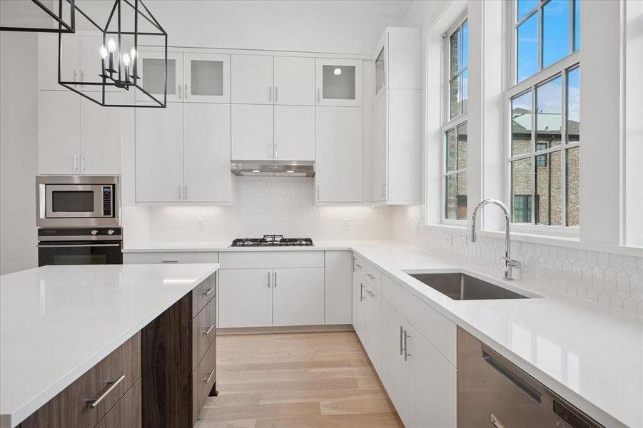 Furnished interior view inside a new home in Addison Grove, Addison (Image 7).