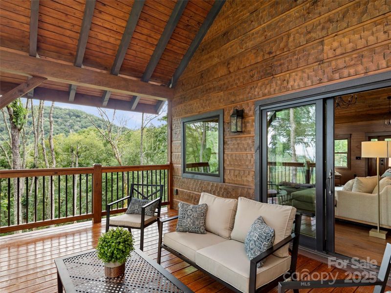 Furnished interior view inside a new home in , Maggie Valley (Image 31).