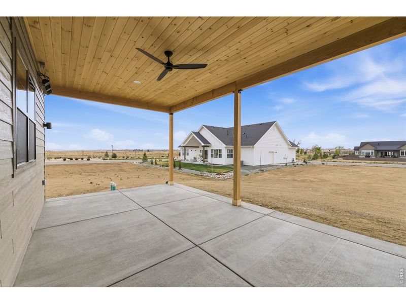 Exterior details and patio area of a home in , Berthoud (Image 29).