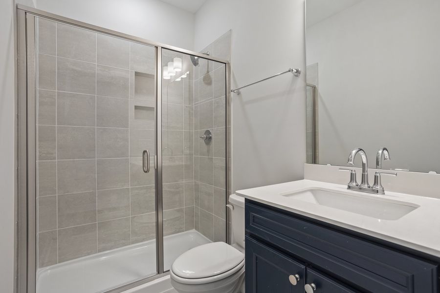 Furnished interior view inside a new home in Georgias Landing, Raleigh (Image 12).