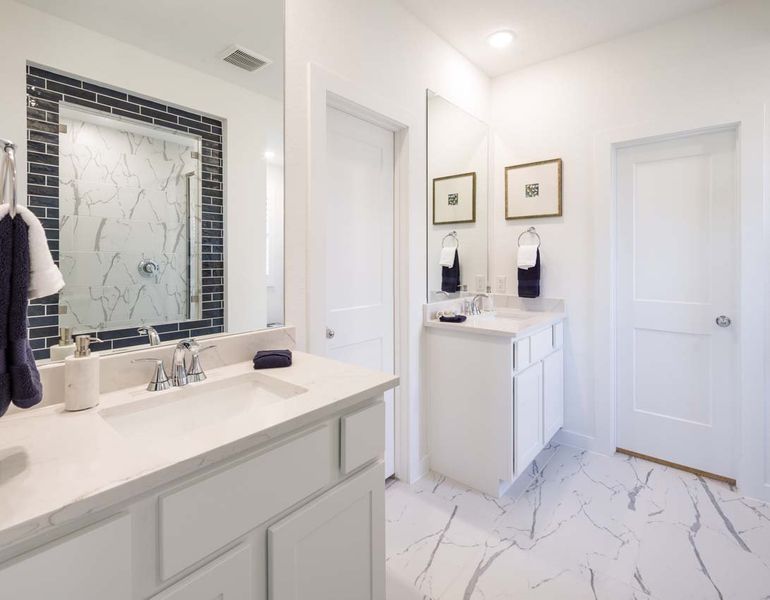 Representative Primary Bathroom - some options shown Representative Primary Bathroom - some options shown