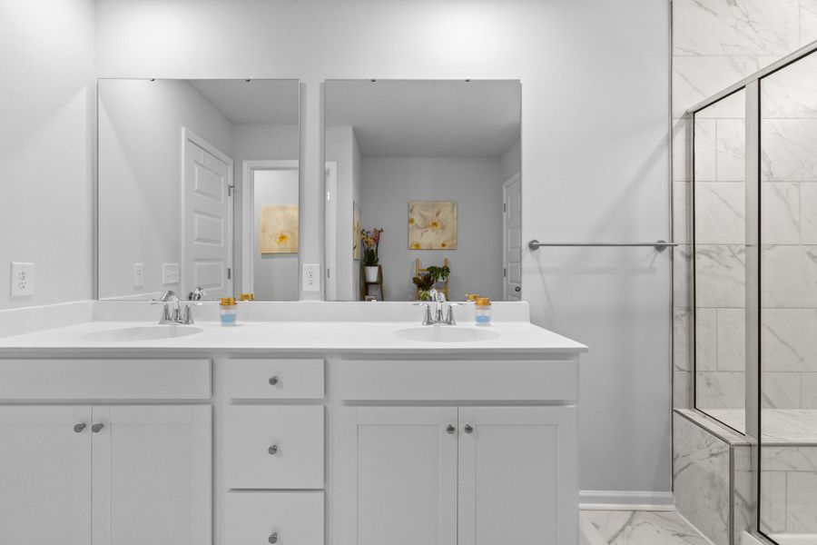 Furnished interior view inside a new home in Sweetgrass at Summers Corner, Summerville (Image 28).