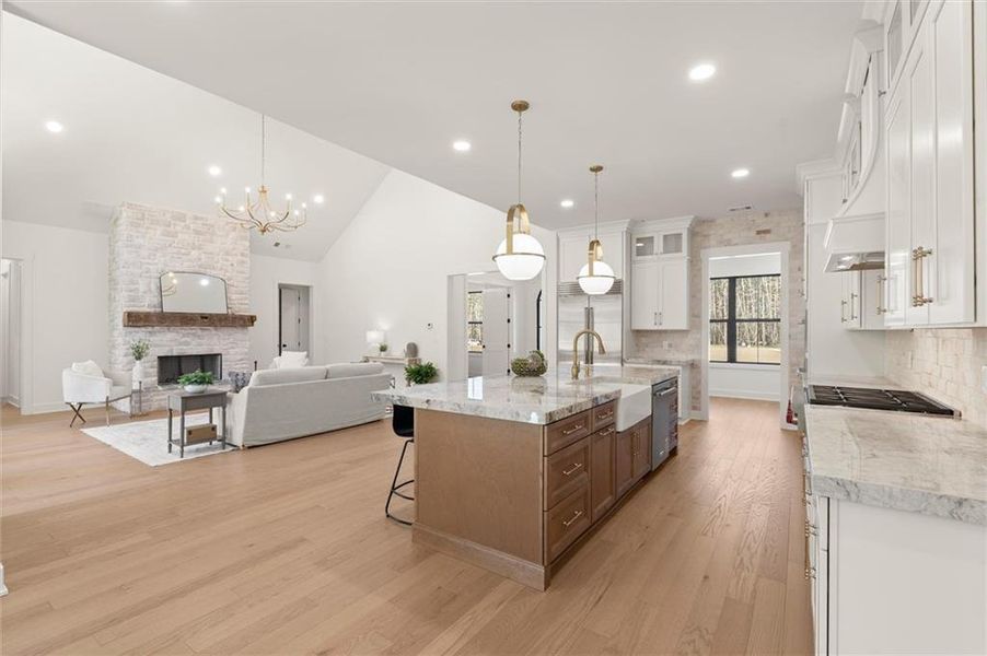 Furnished interior view inside a new home in , Ball Ground (Image 39).