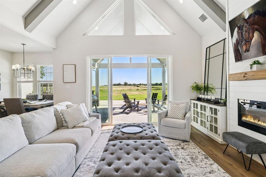 Furnished interior view inside a new home in , Leonard (Image 5).