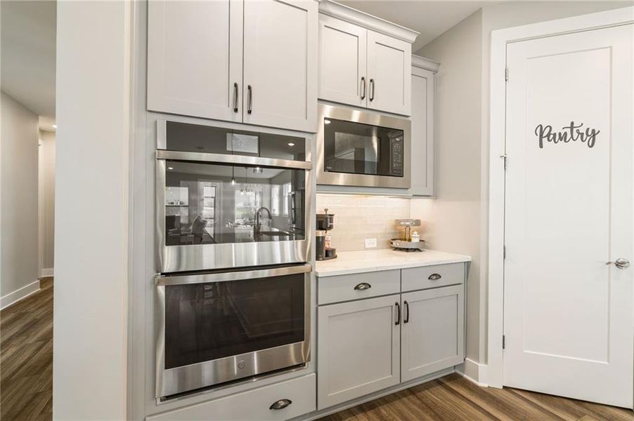 Furnished interior view inside a new home in Crescent Pointe at Great Sky, Canton (Image 10).