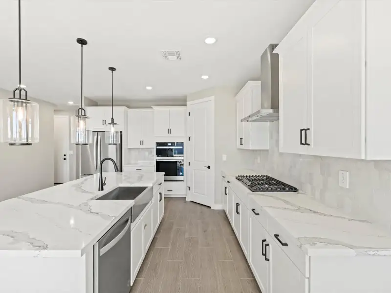 Furnished interior view inside a new home in White Tank Foothills Reserve Series, Waddell (Image 3). Furnished interior view inside a new home in White Tank Foothills Reserve Series, Waddell (Image 3).