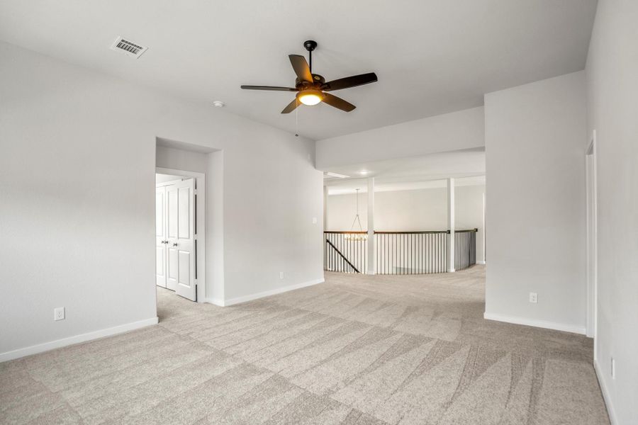 Spacious, unfurnished interior of a new home in Artavia 70′ Lots, Conroe (Image 49).