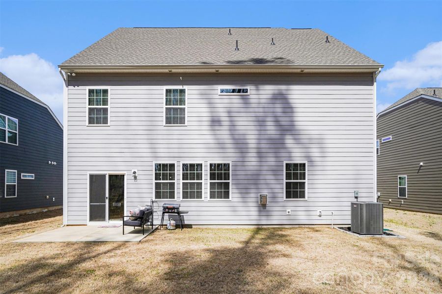 Exterior details and patio area of a home in Falls Cove at Lake Norman, Troutman (Image 4).