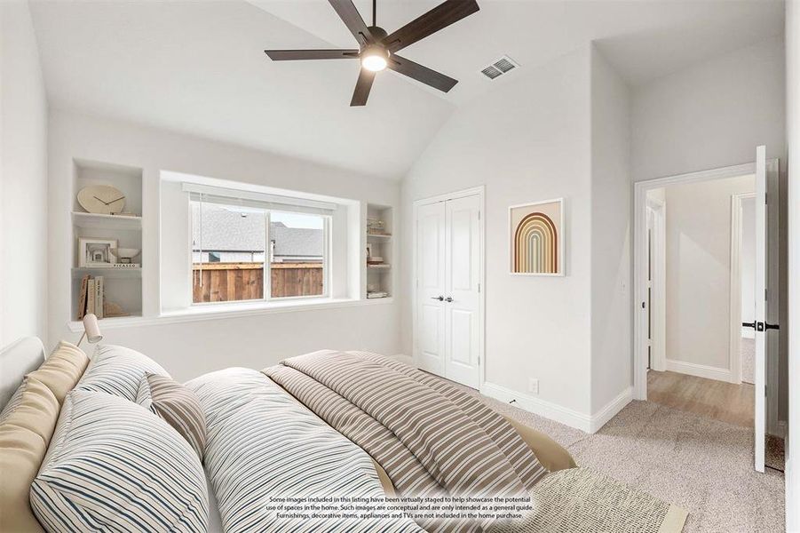 Furnished interior view inside a new home in Silo Mills, Joshua (Image 18).