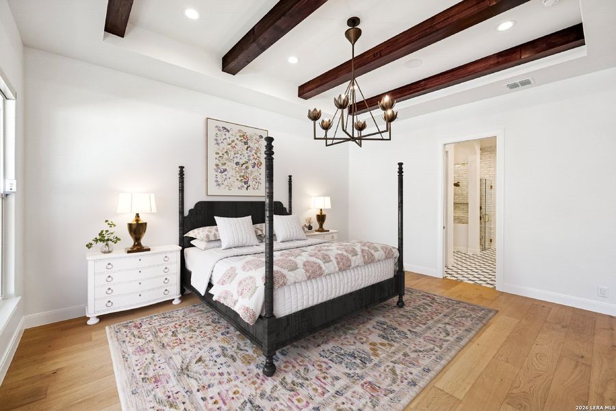 Furnished interior view inside a new home in , San Antonio (Image 19).