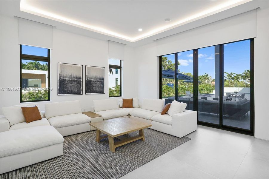 Furnished interior view inside a new home in , Davie (Image 43).