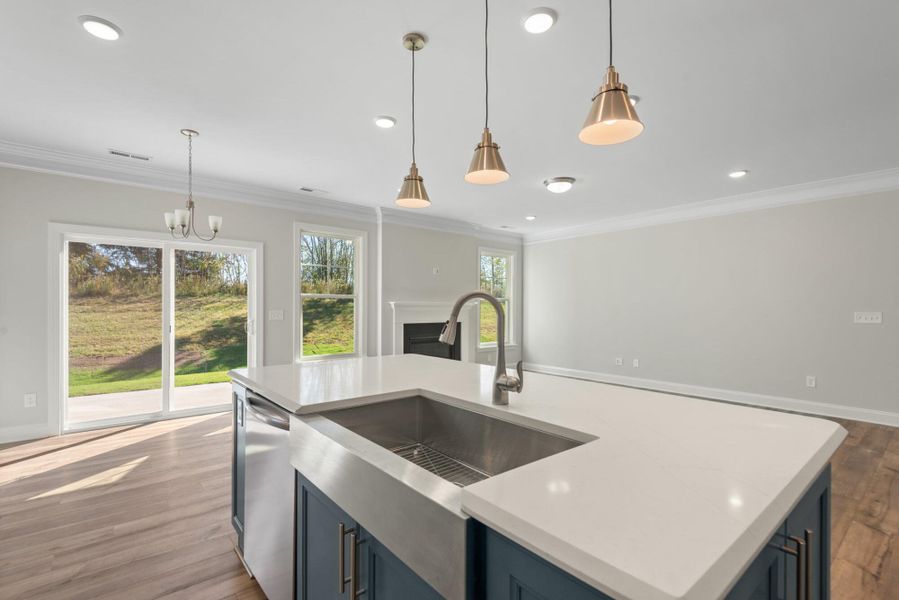 Furnished interior view inside a new home in Wexford, Elon (Image 9).