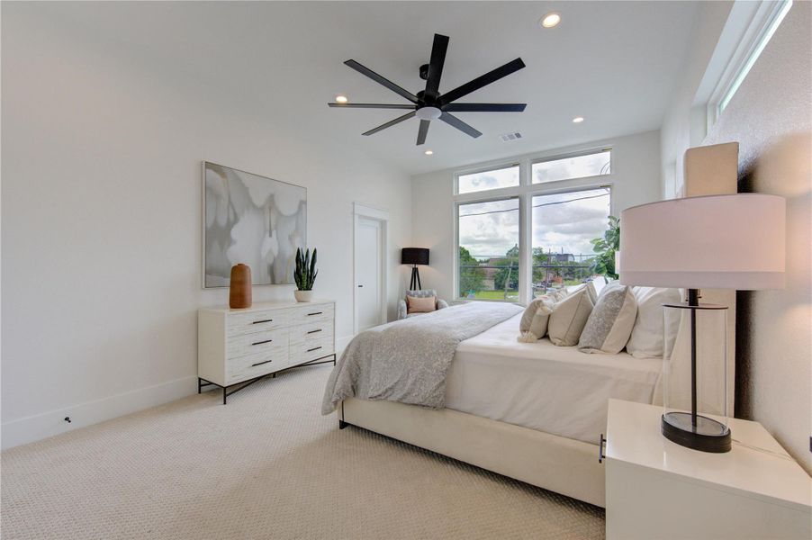 Furnished interior view inside a new home in , Houston (Image 44).