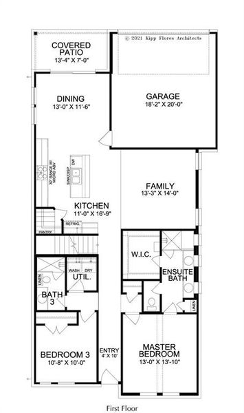 2D floor plan layout of this home in , Prosper, TX (Image 3).