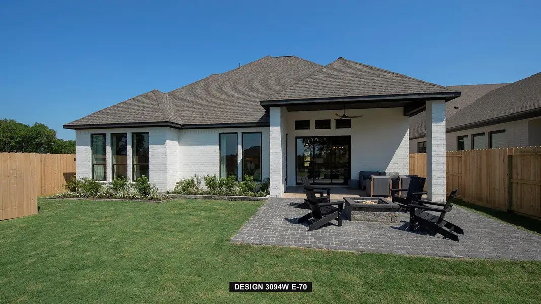 Exterior details and patio area of a home in Everly, Hockley (Image 2). Exterior details and patio area of a home in Everly, Hockley (Image 2).