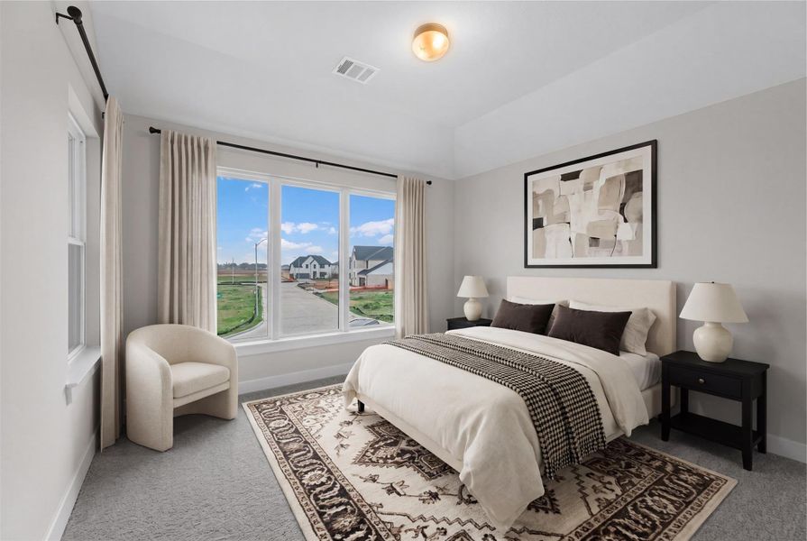 Virtually staged image; features, selections and colors may vary.