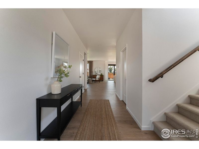 Furnished interior view inside a new home in Greenspire At Windsor Lake, Windsor (Image 23).