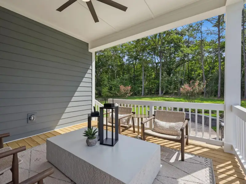 Representative exterior details of a home built from the The Barrington by Davidson Homes LLC in Rockport, Wake Forest (Image 3).