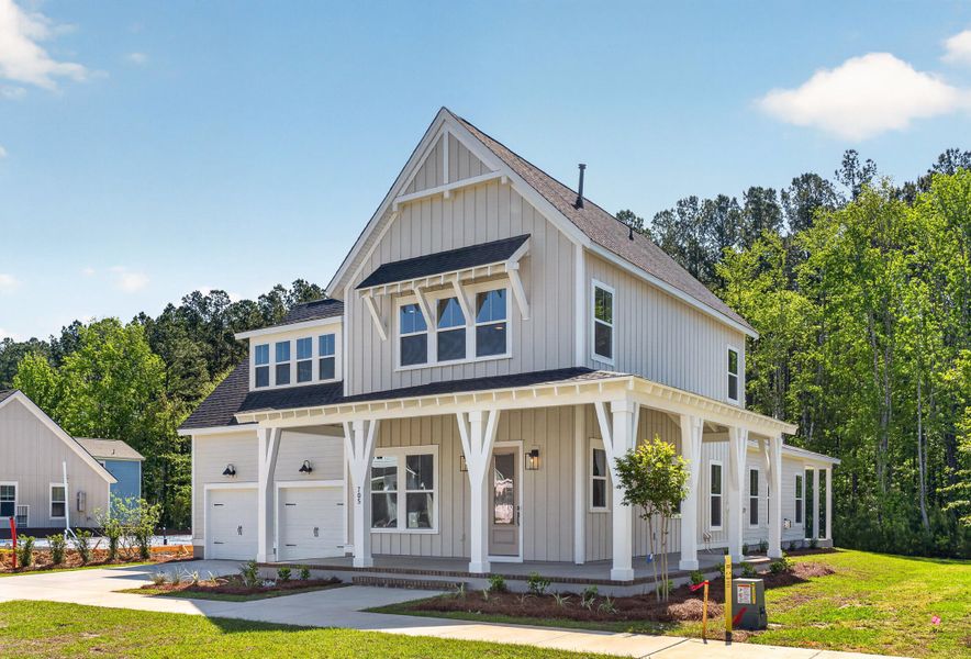 Front exterior of a new home in , Summerville, SC, highlighting curb appeal (Image 2). Front exterior of a new home in , Summerville, SC, highlighting curb appeal (Image 2).