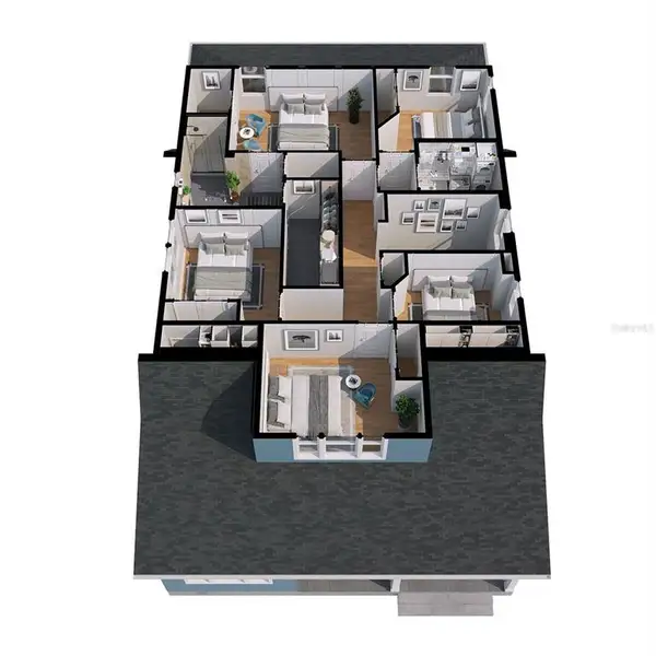 2D floor plan layout of this home in , Tampa, FL (Image 3).