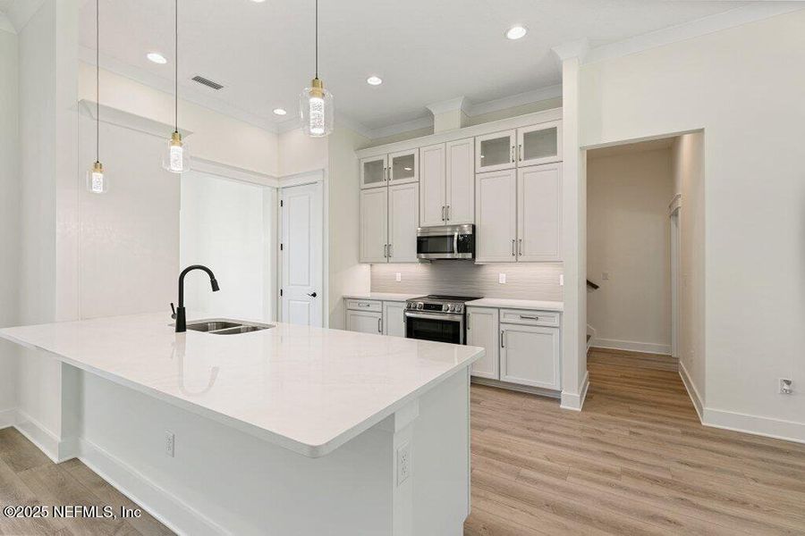 Furnished interior view inside a new home in , Jacksonville (Image 30).
