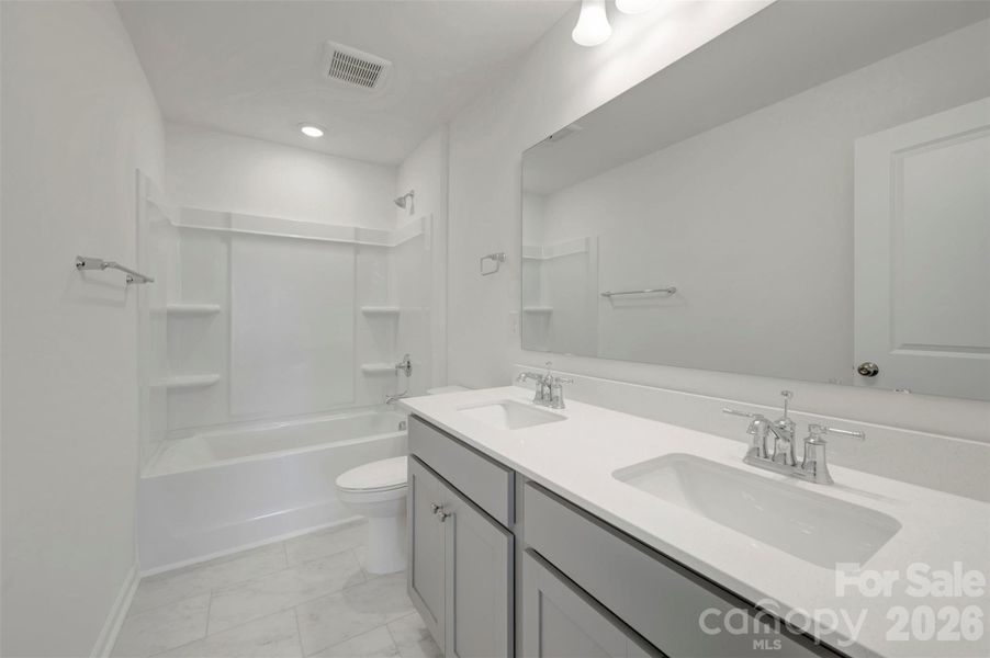 Secondary bathroom