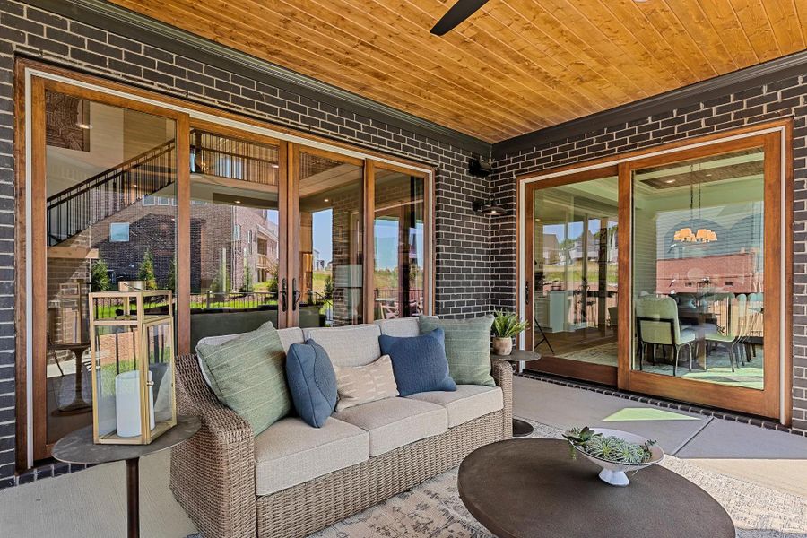 The Wilshire Covered Porch