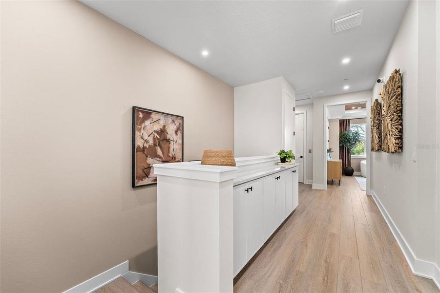 Furnished interior view inside a new home in EvenTide, New Smyrna Beach (Image 27).