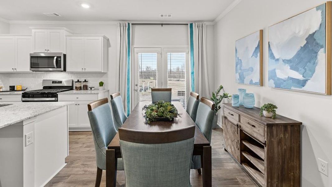Furnished interior view inside a new home in Greyton Springs Place, Buford (Image 30).