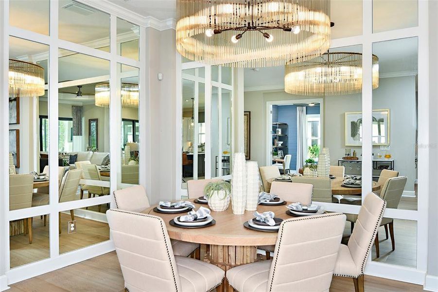 Furnished interior view inside a new home in Esplanade at Skye Ranch, Sarasota (Image 5). Furnished interior view inside a new home in Esplanade at Skye Ranch, Sarasota (Image 5).