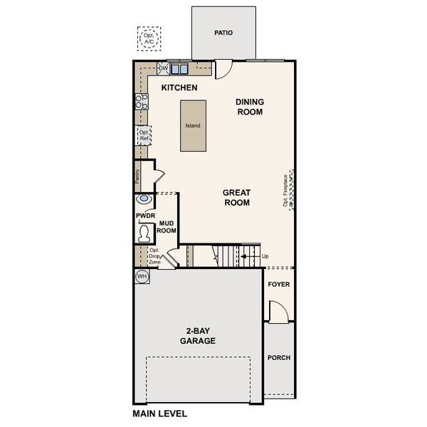 2D floor plan layout for the Bradford by Century Communities in Magnolia Square, Austell, GA (Image 3). 2D floor plan layout for the Bradford by Century Communities in Magnolia Square, Austell, GA (Image 3).