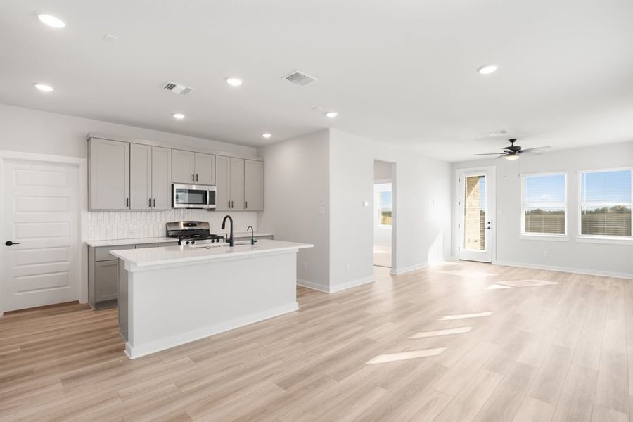 Furnished interior view inside a new home in Union Collection at Park Central, Georgetown (Image 7).