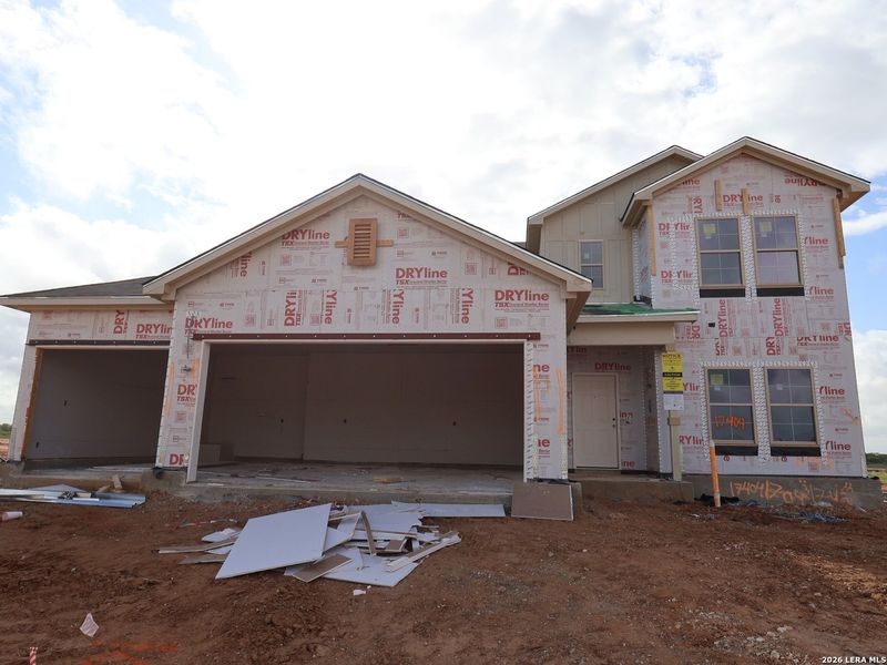 In-progress construction of a new home in Hickory Ridge, Elmendorf, TX (Image 17).