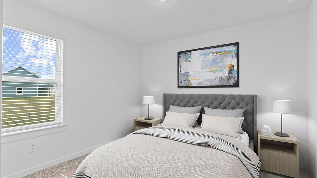 Representative furnished interior of a home built from the GARLAND by D.R. Horton in Grand Cay Harbour, Texas City (Image 16). Representative furnished interior of a home built from the GARLAND by D.R. Horton in Grand Cay Harbour, Texas City (Image 16).