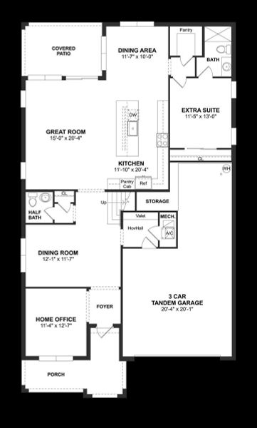 Vallejo Floorplan - First Floor Vallejo Floorplan - First Floor
