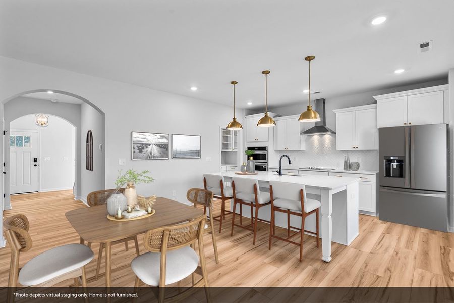 Furnished interior view inside a new home in Brooke Hill, Lewisville (Image 6).