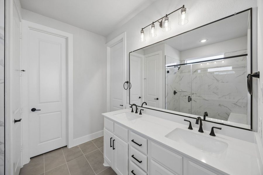 Furnished interior view inside a new home in Painted Tree Woodland West, McKinney (Image 12).
