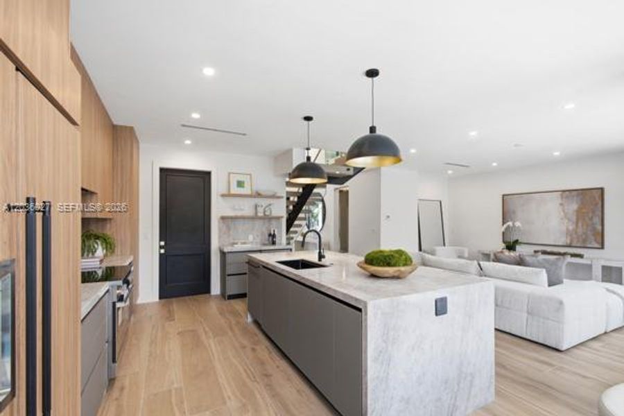 Furnished interior view inside a new home in , Coral Gables (Image 19).