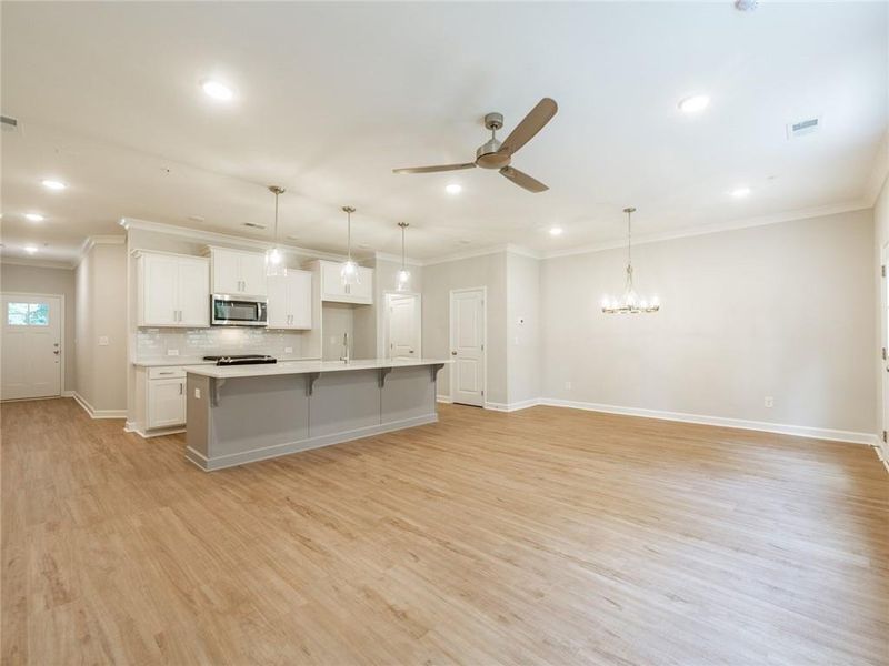 Spacious, unfurnished interior of a new home in River Walk Place, Lawrenceville (Image 34).