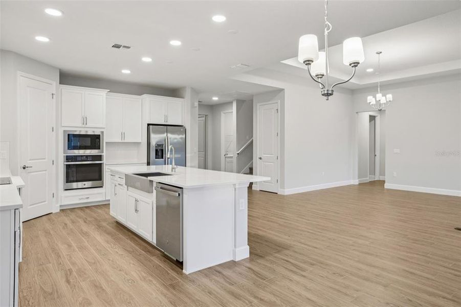 Furnished interior view inside a new home in Hawk's Overlook, Oviedo (Image 11).