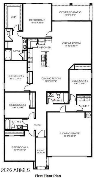 Saguaro Floor Plan